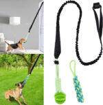Dog Tug Of War Rope Molar Cleaning Tooth Bite Rope Toy Outdoor Inner - Image 2
