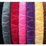 Car plush steering wheel cover