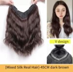 Women's Curly Long Wig Piece Is Fluffy And Invisible - Image 2