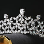 Jane Eyre Jewelry All-zircon Bride Crown - Image 3