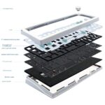 Three-model Customized DIY With Knob Support Hot Plug RGB Backlit Mechanical Keyboard Kit - Image 2