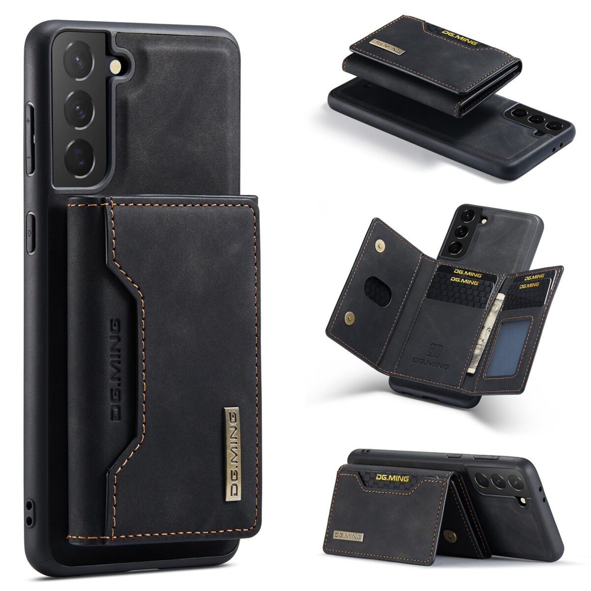 Simple Solid Color Magnetic Card Case - Image 3