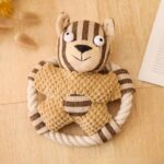 Pet Cotton Rope Toy Dog Sound Canvas Molar Teeth Cleaner Bite-resistant Rope Knot Training Dog Toys Dog Toothbrush Dog Toys - Image 4