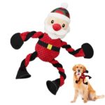 Interactive Christmas Dog Toys Squeaky Plush Holiday Dog Toys Dog Toys For Aggressive Chewers Plush Puppy Chew Toys Interactive - Image 4