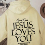 Brushed Hoody Kangaroo Pocket Hoodie Dear Person Behind Me - Image 4
