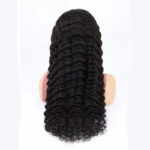 Simple Solid Color Half Lace Hair Cover Human Wigs - Image 3