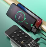 Portable Mobile Phone Holder Four Wire Thin And Light Power Bank - Image 4