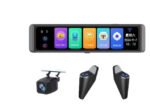 360-degree 4K Blind Zone Warning 12-inch Full Screen 4-recording Streaming Rearview Mirror - Image 5