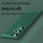 Applicable To S23ultra Phone Case S23 Honeycomb Heat Dissipation S22 All-inclusive Drop-resistant S22ultra Silicone Transparent S21 Magnetic Suction Frameless Note20ultra Ultra-thin Note10 - Image 6