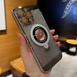 Rotary Magnetic Adhesive Bracket Electroplating Heat Dissipation Suitable For 15 Phone Case - Image 4