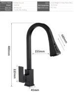 Stretchable Sink Faucet Double Outlet Mode - Image 2