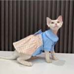 Hairless Cat Polka Dot Bow Skirt - Image 5