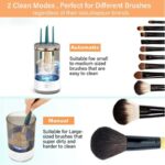 Makeup Brush Cleaner Automatic Rotating Makeup Brush Cleaner USB Portable Electric Cosmetic Makeup Brush Rotary Washing Machine - Image 6