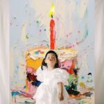Birthday Party Layout Cake Hanging Cloth Children Background Wall - Image 3