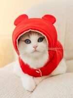 Autumn And Winter Anti-lint Muppet Blue Cat Silver Gradual Layer Pet British Shorthair Cat Clothes Thickened Vest - Image 2