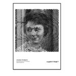 Abstract Corrugated Living Room Black And White Painting - Image 4