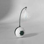 Cat Toy Cat Teaser Stick To Relieve Boredom Resistance Bite Cat Supplies Self-Moving Irregular With USB Connect - Image 2
