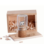 Personalized Wood Lettering Drift Bottle Storage Disk - Image 2