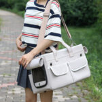 Outdoor Crossbody Portable Large Capacity Breathable Portable Pet Backpack - Image 3