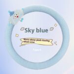 Car Plush Polo Cartoon Steering Wheel Warm Short Plush Grip Cover - Image 5
