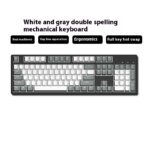 Two-color Keyboard Wired Office Green Black Tea Red Axis Hot Plug Computer - Image 7