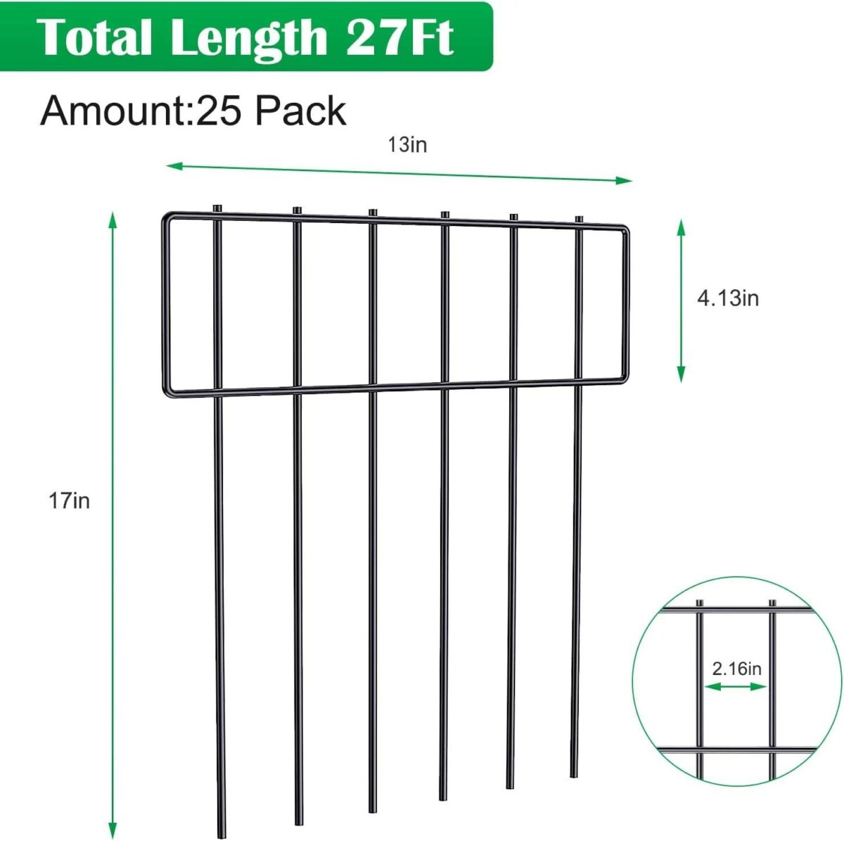 Metal Outdoor Garden Floor Anti-animal Fence - Image 5