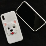 Cute PU Dog All-inclusive Phone Case Protective Case - Image 4