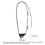 Lava Tassel Moonstone Mobile Phone Charm - Image 2