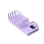 66W Comes With 3 Wires Super Fast Charge 20000mAh Power Bank Large Capacity Mobile Power - Image 4
