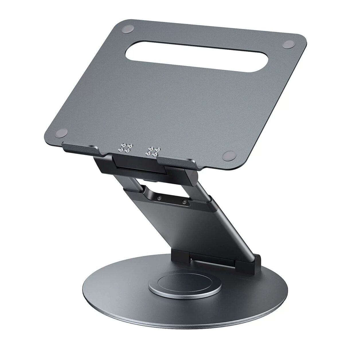 Notebook Bracket Laptop Bracket Aluminum Alloy Desktop Adjustable Base 360-degree Rotation - Image 2