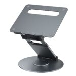 Notebook Bracket Laptop Bracket Aluminum Alloy Desktop Adjustable Base 360-degree Rotation - Image 2