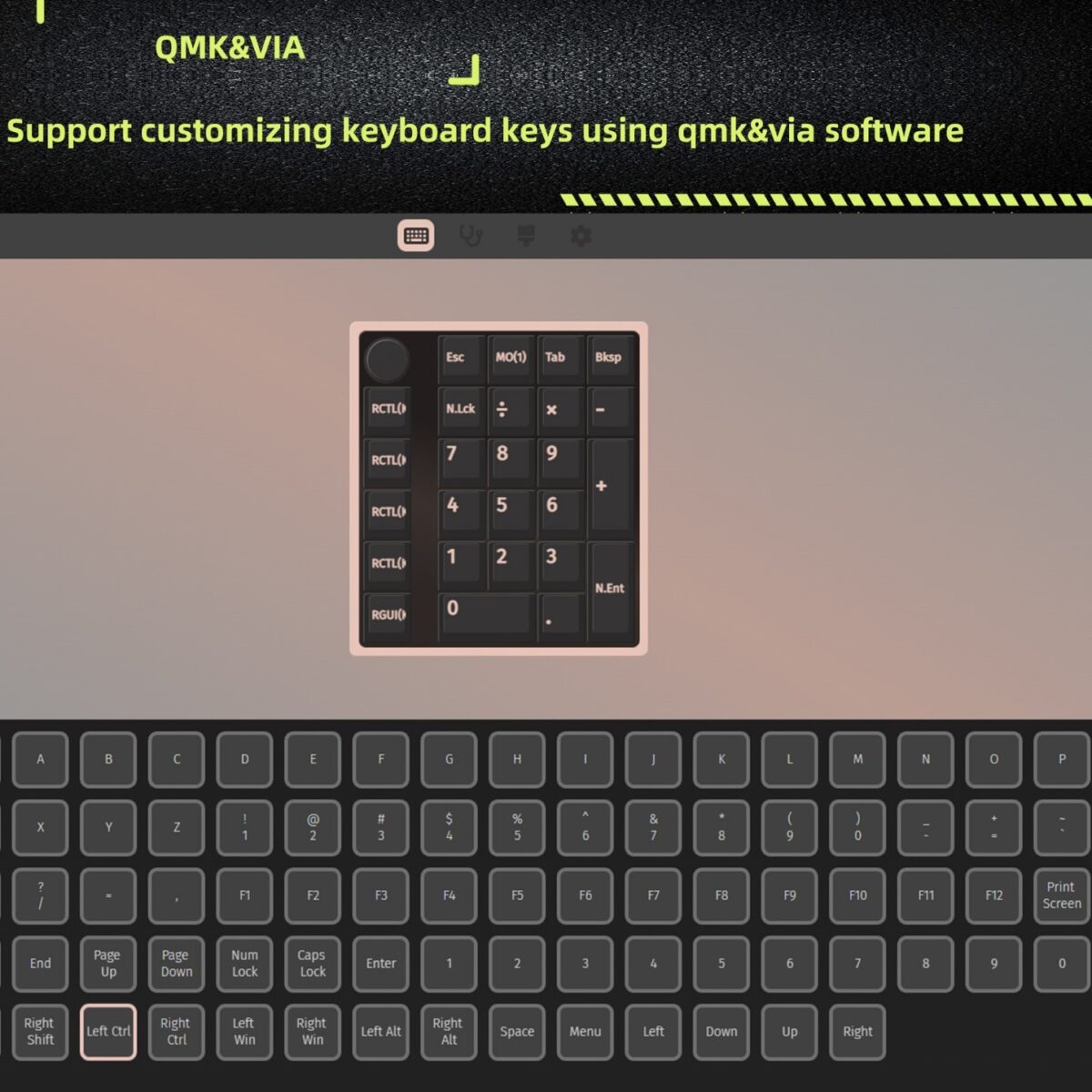 Three-model Wireless Mechanical Digital Bluetooth Keyboard - Image 4