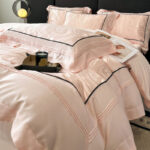 Light Luxury High-grade Yarn-dyed Four-piece Jacquard Beddings - Image 6