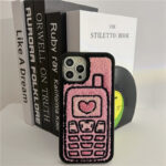 Towel Embroidered Cell Phone Shell - Image 2