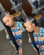 Long Straight Lace Chemical Fiber Wig Dreadlocks Headgear - Image 2