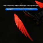 Motorcycle Down-corner Lamp Angel Wings Projection Chassis Modified General Ambience Light - Image 3