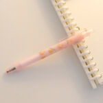 Cute Peach Press Gel Pen Korean Stationery Kawaii Gel Ink Rollerball Pens - Image 3
