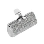 Diamond Pocket Capsule Emergency Power Bank Diamond-embedded Mini Lipstick Small Portable Power Source - Image 5
