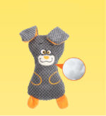 Dog Plush Bites Toys Squeak Cute Animal Shapes Grind Teeth And Clean Teeth Interactive Play Pet Supplies - Image 6