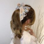 Big Bow Floral Hairpin - Image 3