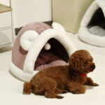 Pet Tent Cave Bed For Cats Small Dogs Self-Warming Cat Tent Bed Cat Hut Comfortable Pet Sleeping Bed - Image 2