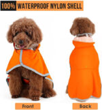 Dog Raincoat Waterproof Soft Breathable Dog Rain Jacket For Small Dog Hooded Dog Rain Coat With Transparent Cap Protect Belly - Image 5