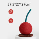 Big Orange Cherry Cat Climbing Pet Fruit Toy - Image 9