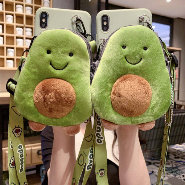 Autumn and winter avocado phone case