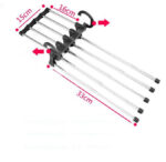 5 In 1 Wardrobe Hanger Multi-functional Clothes Hangers Pants Stainless Steel Magic Wardrobe Clothing Hangers For Clothes Rack - Image 6