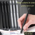 Gravity Induction Pen Press Metal Gel Pen Ballpoint Pen Four-in-one - Image 6