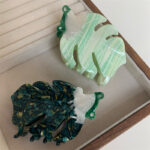 Frog Grip Color Matching Hair Claw Shark Clip Hair Accessories - Image 4