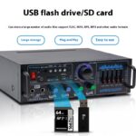 High-power Bluetooth U Disk Radio Audio Amplifier Karaoke Amplifier Sound Reinforcement System - Image 4