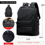 Fashion Simple Travel Bag Trendy Cool Male College Student Computer School Bag - Image 3