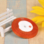 Bow Gold Silk Silver Polyester Ribbon - Image 9